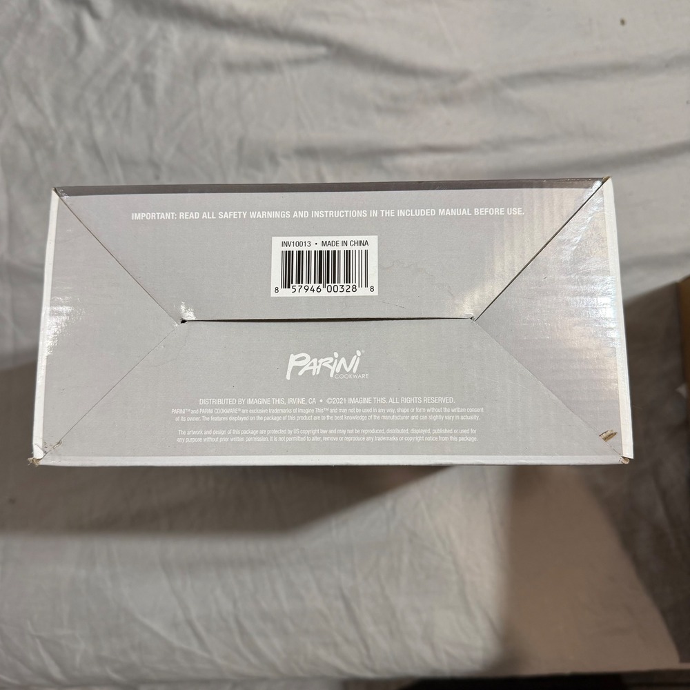 Parini 5-Speed Electric Hand Mixer Black Silver Turbo Boost INV10013 New Box - Picture 6 of 7